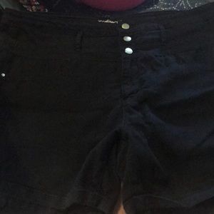 Refuge black high waisted jean shorts